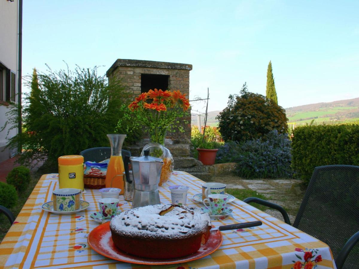 Apartamento Spacious Farmhouse In Pienza With Swimming Pool Contignano Exterior foto